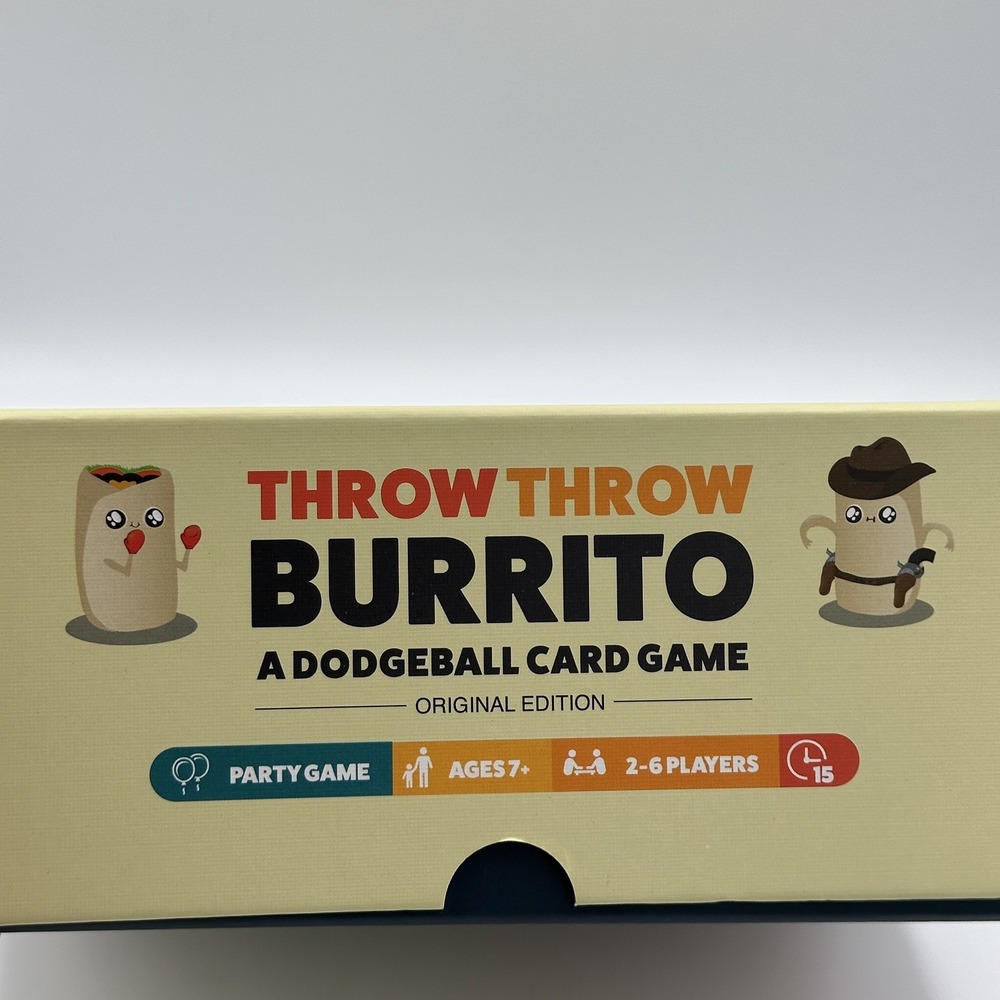 Board Game Throw Throw Burrito A Dodgeball Card Game Extreme Outdoor Edition Fun - Picture 4 of 6